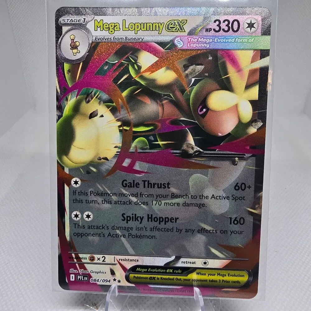 Mega Lopunny ex 84 Phantasmal Flames Pokemon